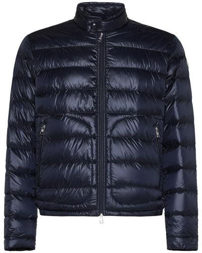 Moncler Acorus Quilted Nylon Down Jacket - Blue