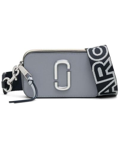 Marc Jacobs Snapshot Leather Cross-body Bag - Gray