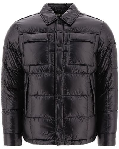 Tatras Down Jacket With Patch Pockets - Black