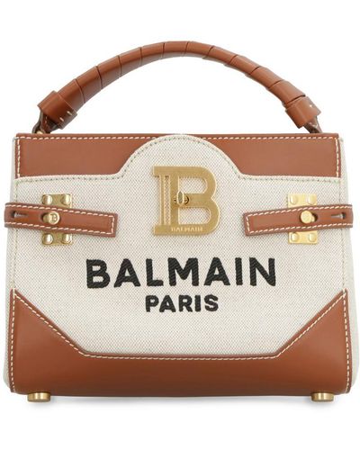 Balmain B-buzz Handbag - Brown