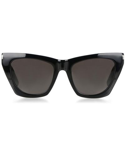 Saint Laurent New Wave Sl 214 Kate Sunglasses - Black