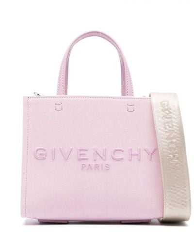 Givenchy G Cotton Tote Bag - Pink