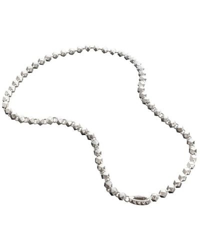 LEONY Chain Slim Stud Rosary Accessories - Metallic