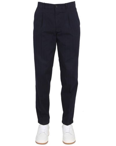 PS by Paul Smith Twill Pants - Blue