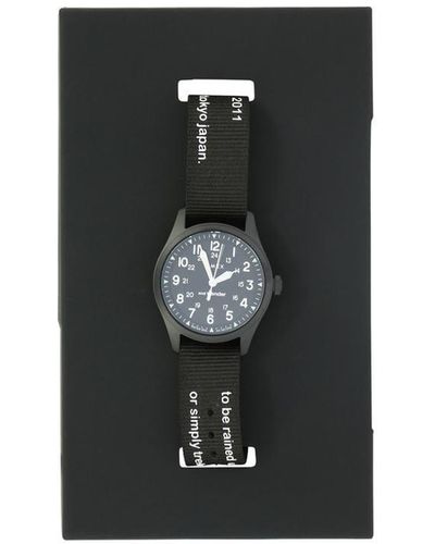and wander "expedition North Field Post Solar" Timex X Watch - Black