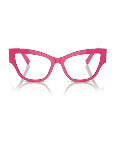 Dolce & Gabbana Dg3378 Dg Crossed Eyeglasses - Pink
