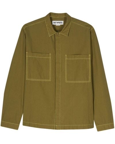 Sunnei Pocket Regular Shirt - Green