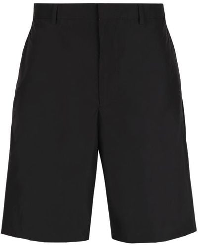 Prada Techno Fabric Shorts - Black
