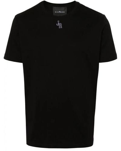 John Richmond T-Shirt With Embroidery - Black