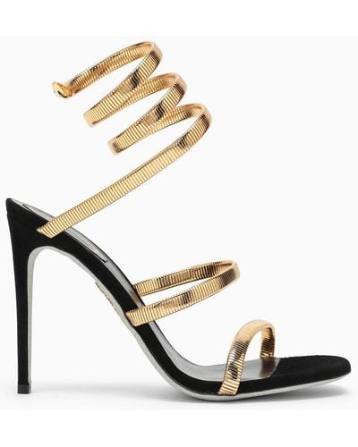 Designer Gold Sandals for Women - Up to 75% off | Lyst Canada
