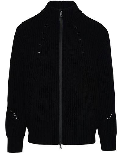 Zegna Wool Blend Sweater - Black