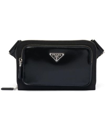 Prada Re-Nylon Shoulder Bag - Black