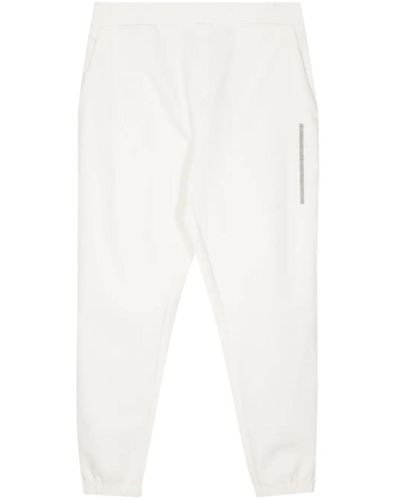 Calvin Klein Logo-Embossed Track Pants - White
