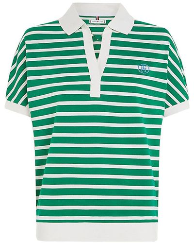 Tommy Hilfiger Rlx Lyocell Smd Polo Ss Clothing - Green