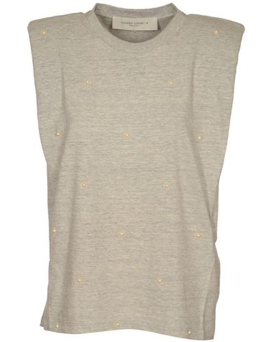 Golden Goose T-Shirts And Polos - Natural