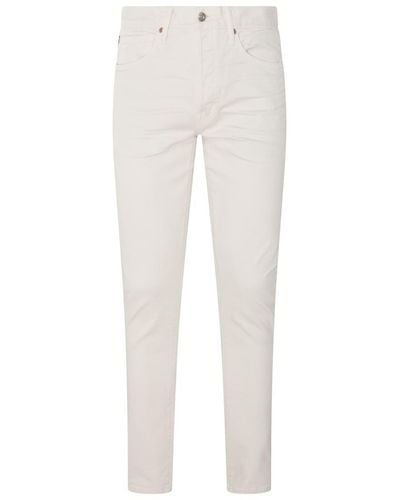 Tom Ford Denim Stretch Jeans - White