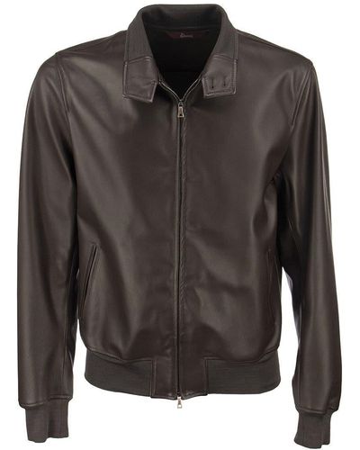 Stewart Tewart Etere-slim - Genuine Lambskin Leather Jacket - Multicolour