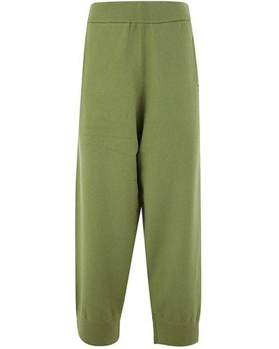 Extreme Cashmere N197 Rudolf Knitted Wide Trousers Clothing - Green