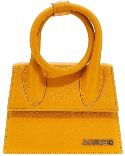 Jacquemus 'Le Chiquito Noeud' Handbag - Yellow
