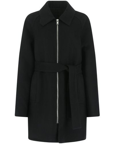 Givenchy Wool Blend Coat - Black