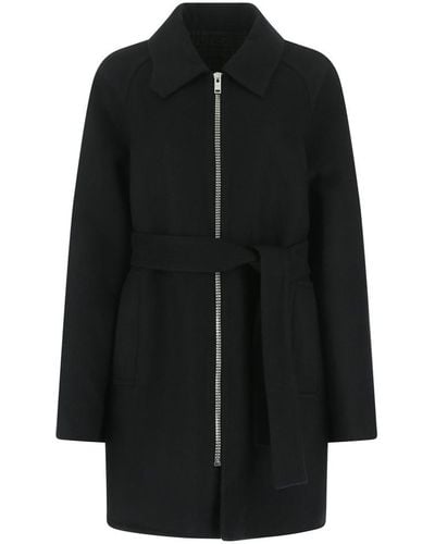 Givenchy Wool Blend Coat - Black