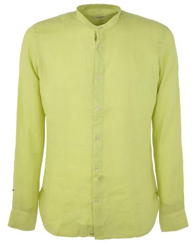 Tintoria Mattei 954 Korean Collar Shirt - Green
