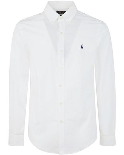 Polo Ralph Lauren Sport Shirt Long Sleeve - White