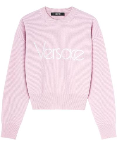 Versace Logo Sweater - Pink