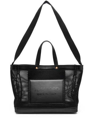 Tom Ford Semi-sheer Tote Bag - Black