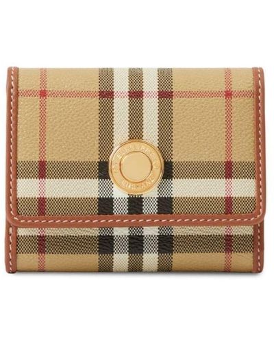 BURBERRY © Women's Wallet With Gold Glitter. S/N 