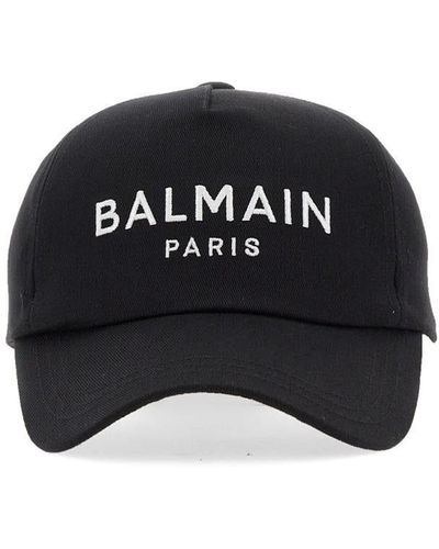 Balmain Cotton Cap - Black