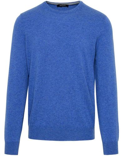 Gran Sasso Light Blue Cashmere Sweater
