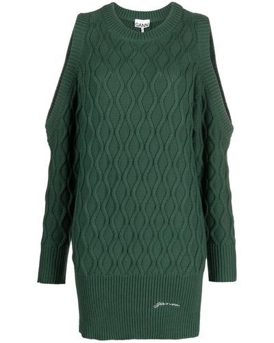 Ganni Sweaters - Green
