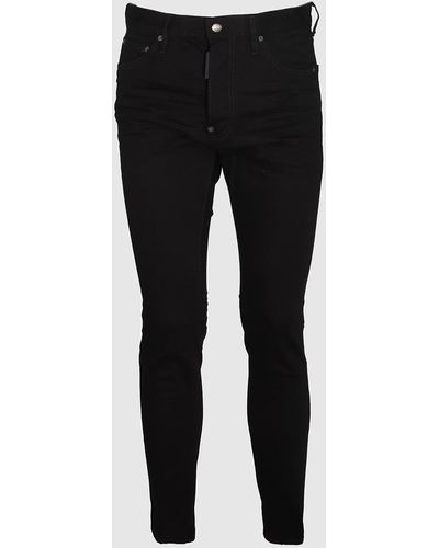 DSquared² Cotton Denim Jeans - Black