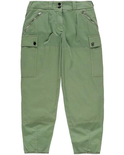 Tom Ford Cargo Trousers With Pleats - Green