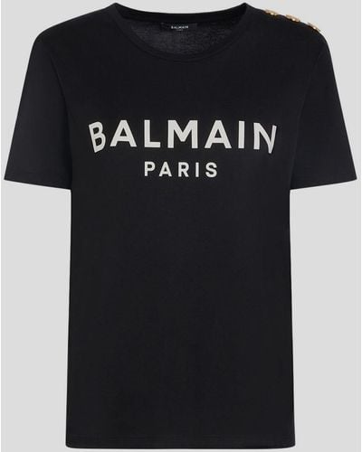 Balmain T-Shirts And Polos - Black