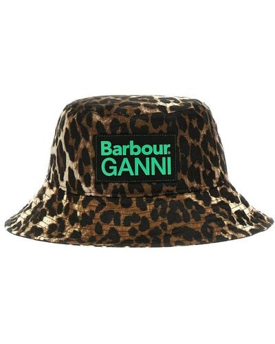 Barbour Bucket Hat X Ganni - Green