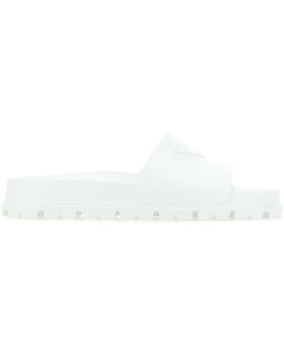 Prada Slippers - White