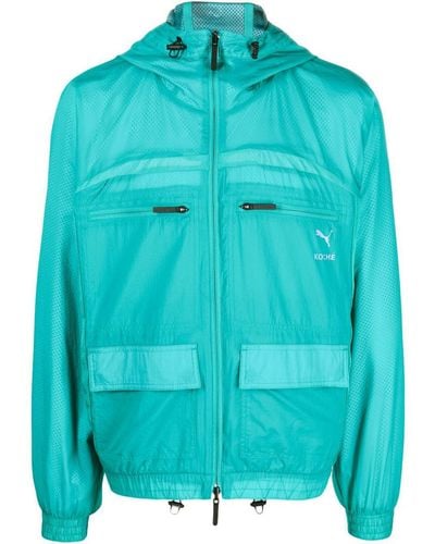 PUMA X Koché Reversible Zip-up Hooded Jacket - Blue
