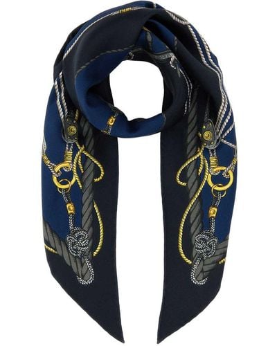 Versace Scarves And Foulards - Blue