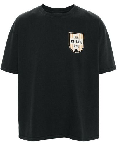 Rhude T-Shirts - Black