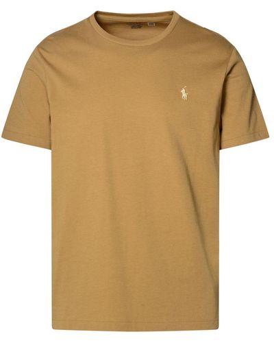 Polo Ralph Lauren Cotton T-Shirt - Natural