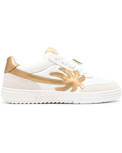 Palm Angels Palm Beach College Sneakers - Natural