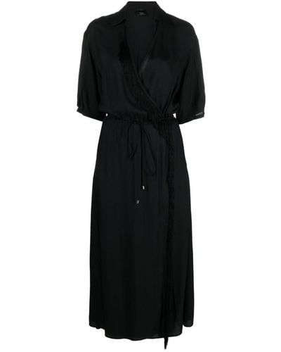 Pinko Wrap-Around Design Dress - Black
