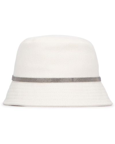 Brunello Cucinelli Hats And Headbands - White