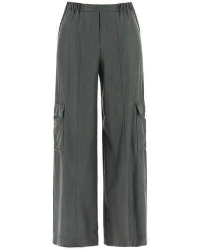 Max Mara Teseo Cargo-Style Pants - Gray