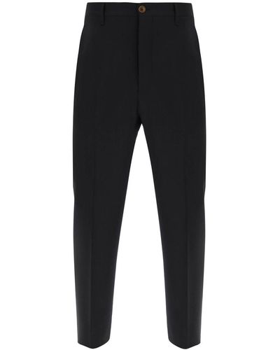 Vivienne Westwood 'cruise' Trousers In Lightweight Wool - Black