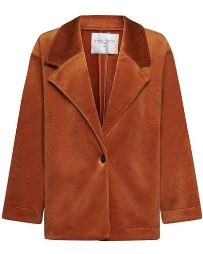 Forte Forte Coats - Brown