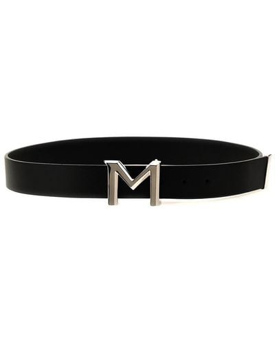 Mugler M-buckle Belts - Black