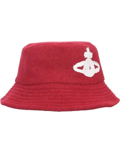 Vivienne Westwood Wool Bucket Hat - Red